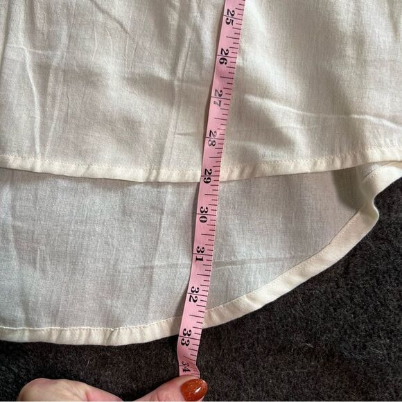 Gretty Zueger embroidered bell sleeve dress NWT lightweight small - Picture 3 of 10